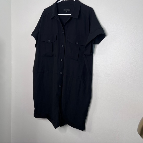 Banana Republic Black Button-Up Jumpsuit - Picture 2 of 9